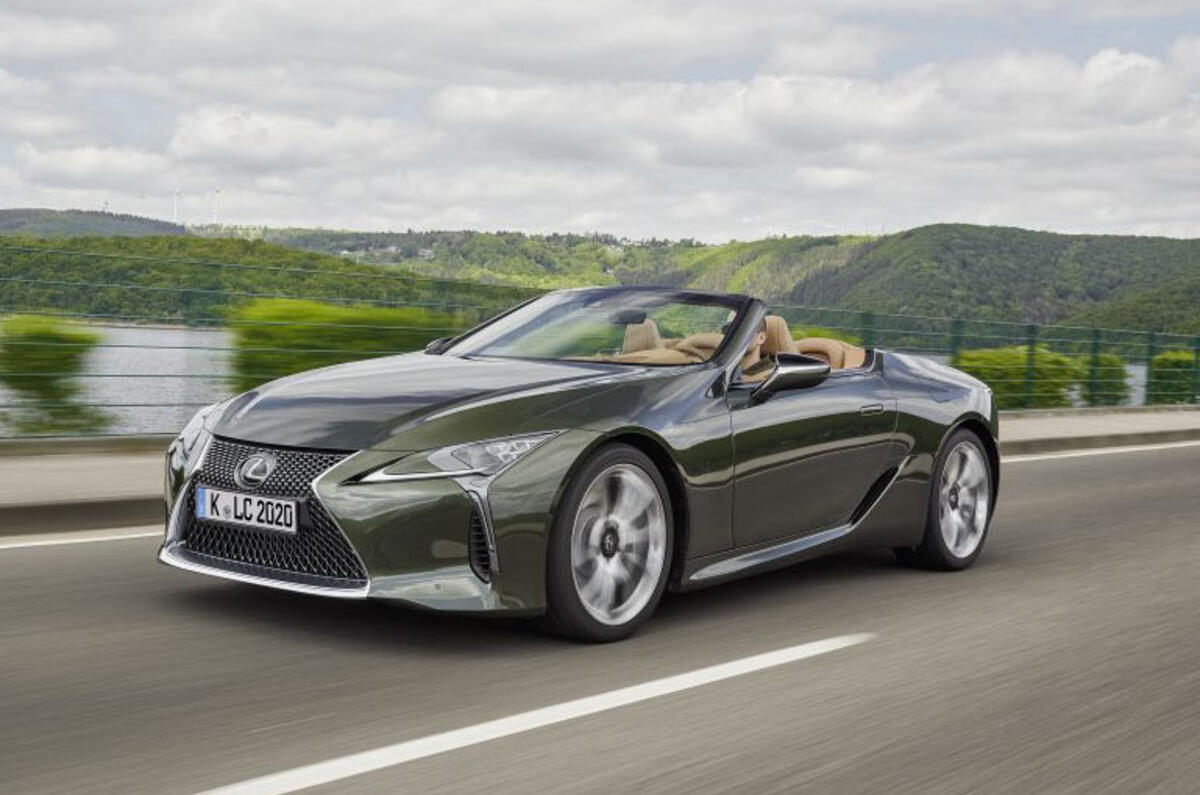 Lexus LC Convertible tracking