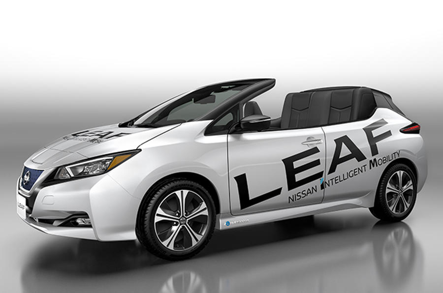 Nissan Leaf Open Car is one-off celebratory special roadster