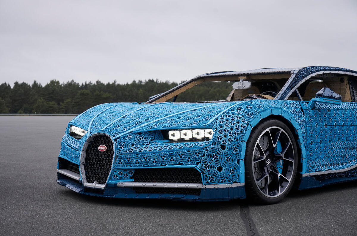 Fullscale, moving Bugatti Chiron made from Lego revealed