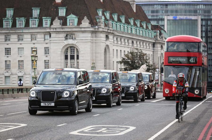 LEVC TX taxis in London