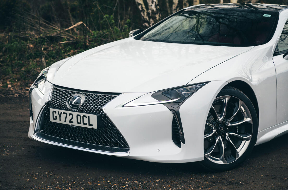 lexus lc5 review 2023 14 detail front