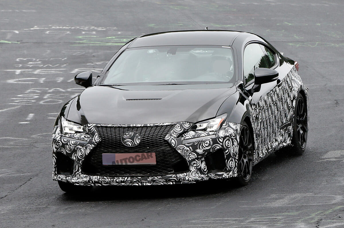 Facelifted Lexus RC F to use more powerful atmospheric V8