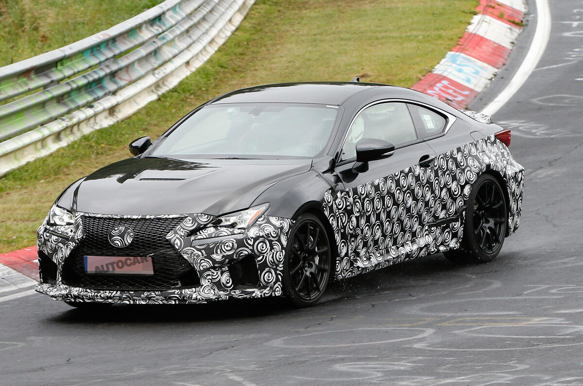 Facelifted Lexus RC F to use more powerful atmospheric V8 | Autocar