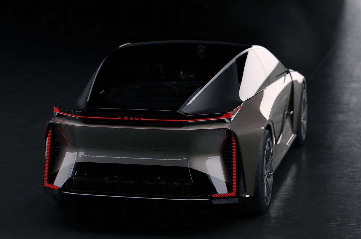 Lexus LF ZC concept rear shadows