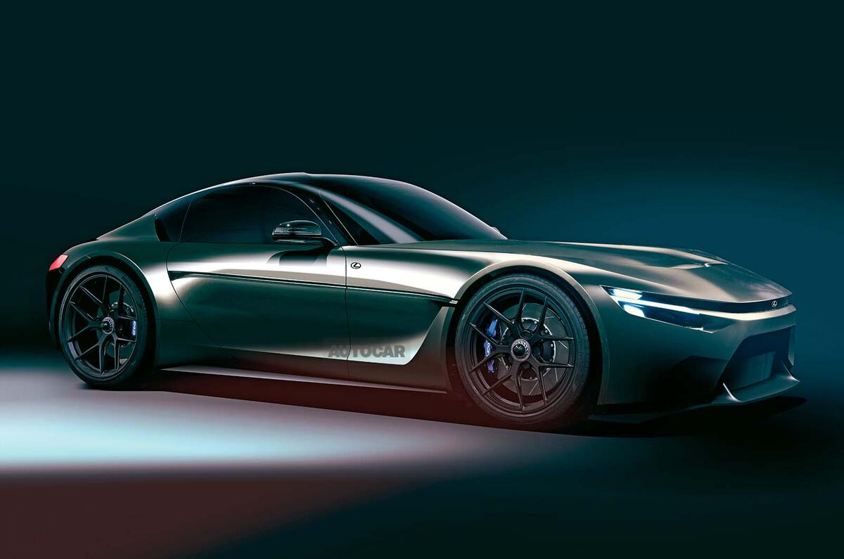 Lexus LFR tres cuartos delanteros