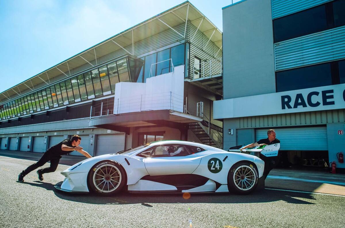 Brabham BT62 driven at Silverstone
