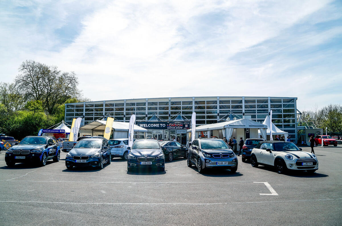 London motor show