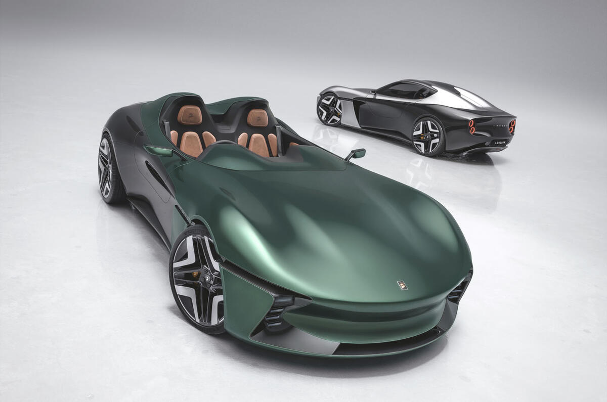 Longbow Speedster and Roadster back to back in studio
