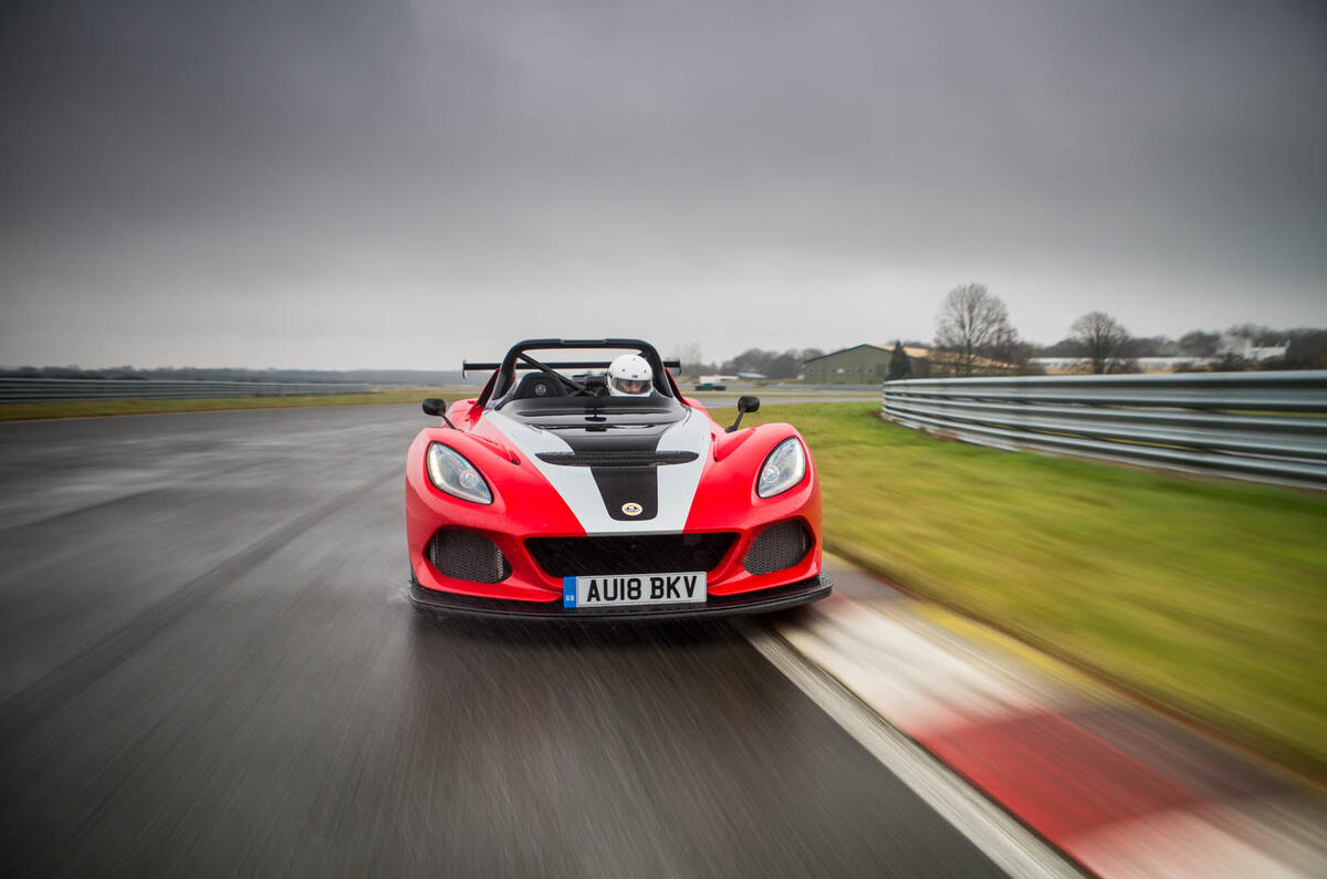 Lotus 3-Eleven 430 action front