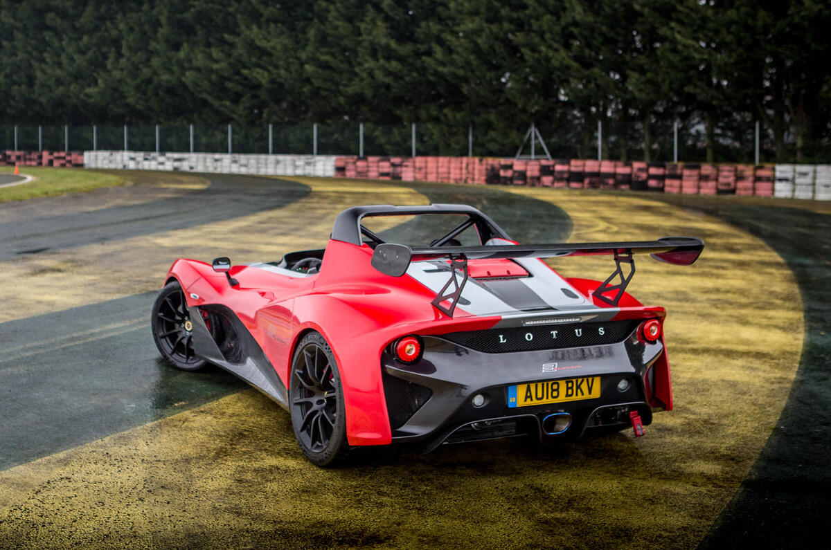 Lotus 3-Eleven 430 static rear