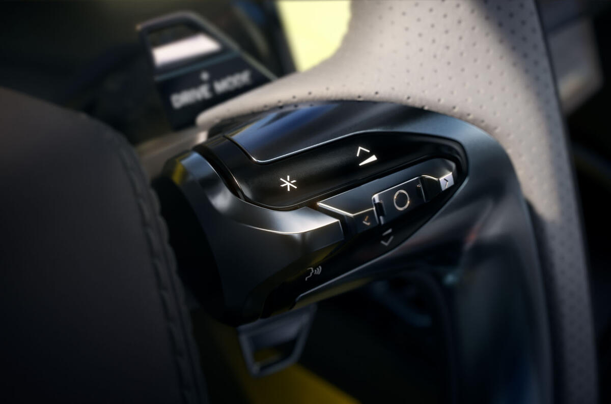 Lotus Emeya 2024 steering wheel buttons