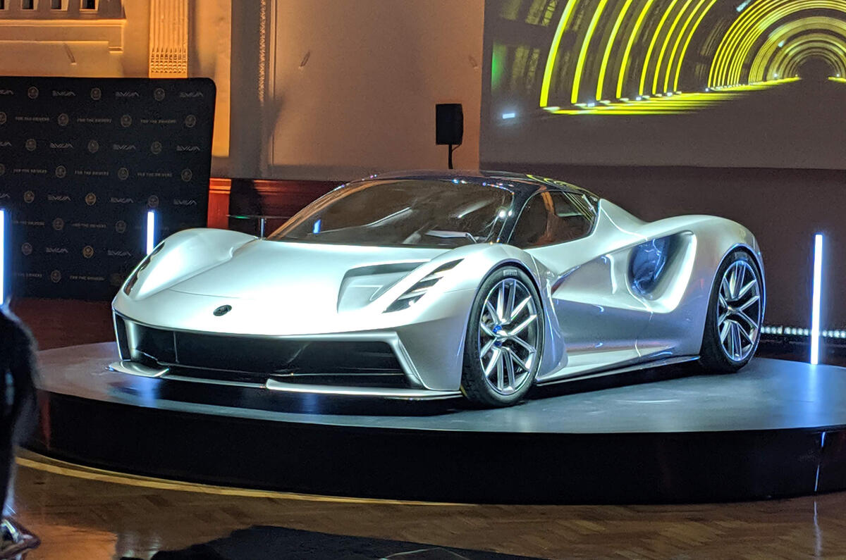 Lotus Evija official reveal - front