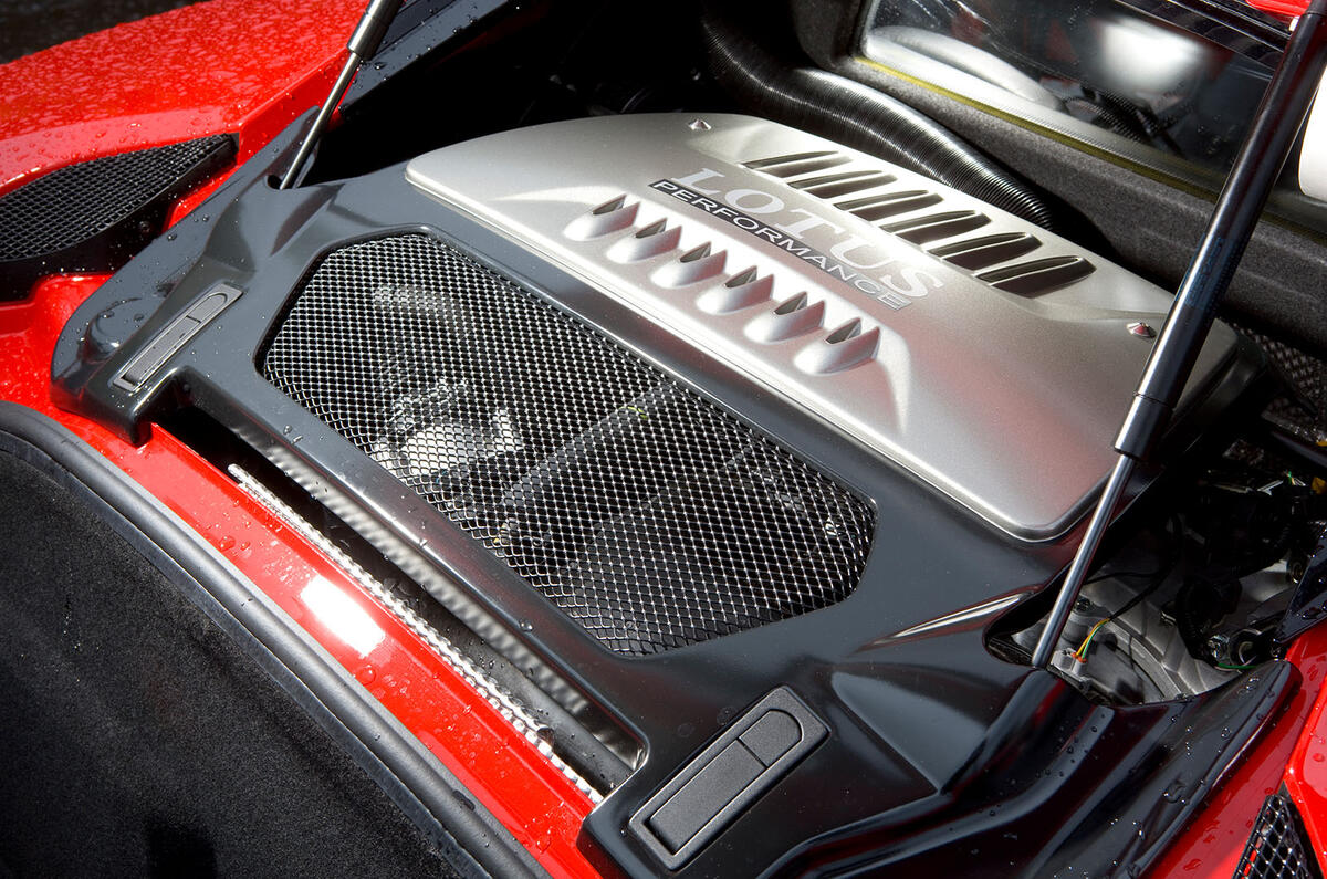 Lotus Evora engine bay