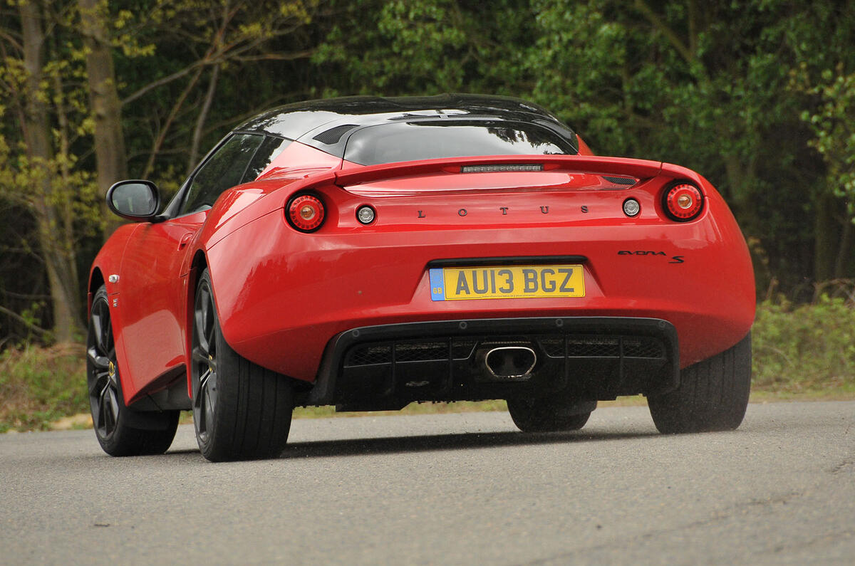 Lotus Evora S rear three quarter