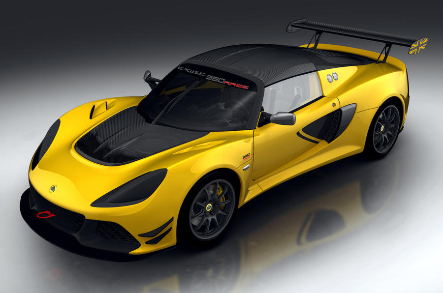 998kg Lotus Exige Race 380 racing model revealed