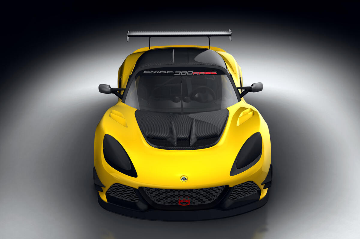 998kg Lotus Exige Race 380 track model revealed | Autocar