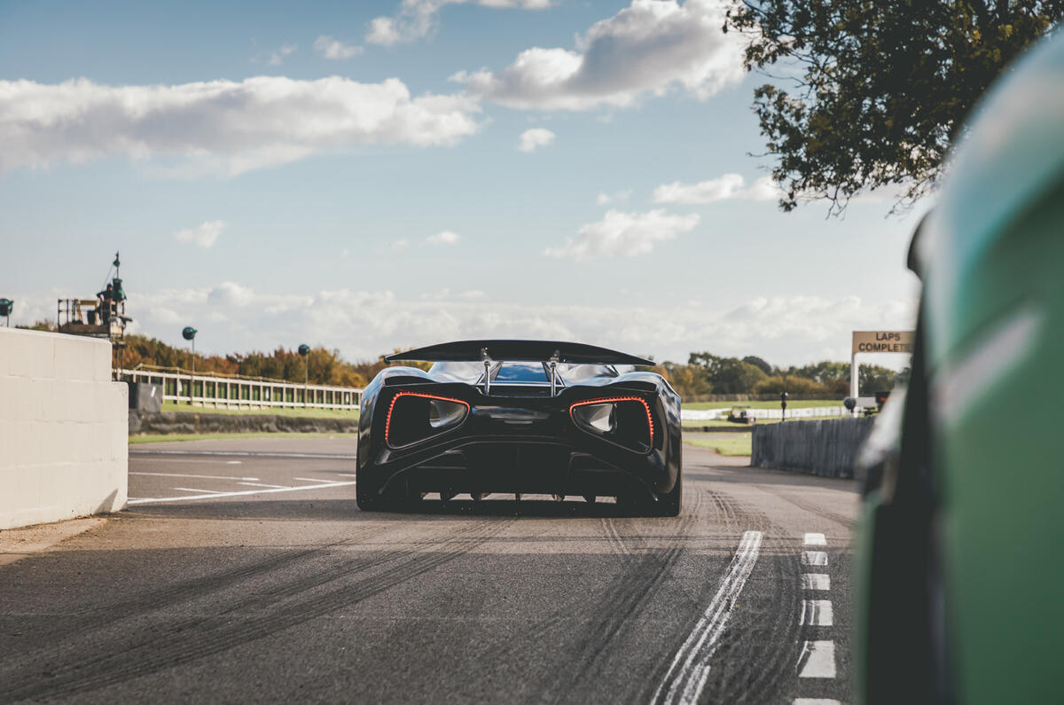 2020 Lotus Evija prototype at Goodwood Speedweek