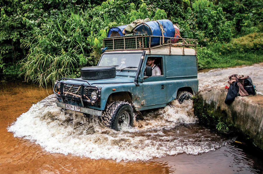 Land Rover Defender versus the Congo