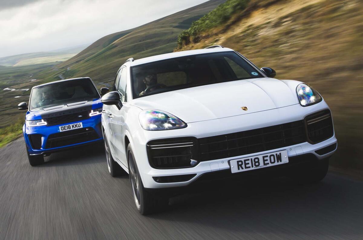 range rover vs porsche v