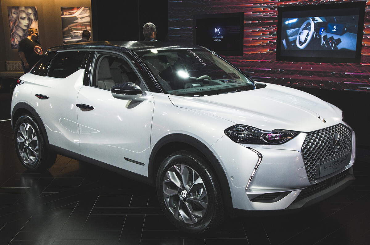 New DS 3 Crossback revealed with petrol, diesel and electric power