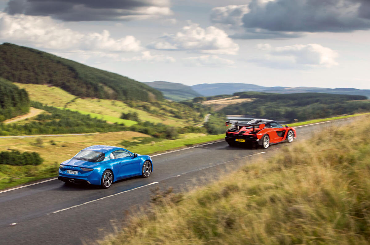 Mclaren Senna Vs Alpine A110 Can Less Be More Autocar