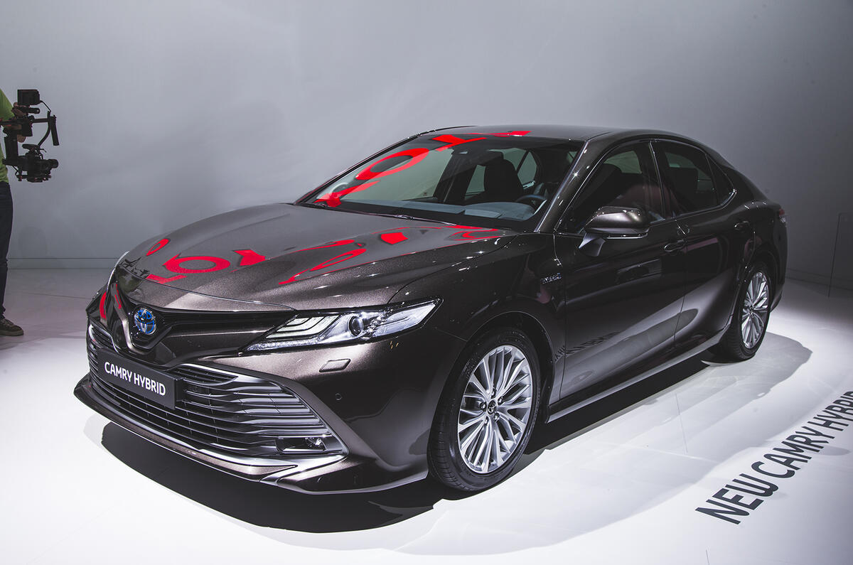 Toyota Camry shown in Paris ahead of return to Europe