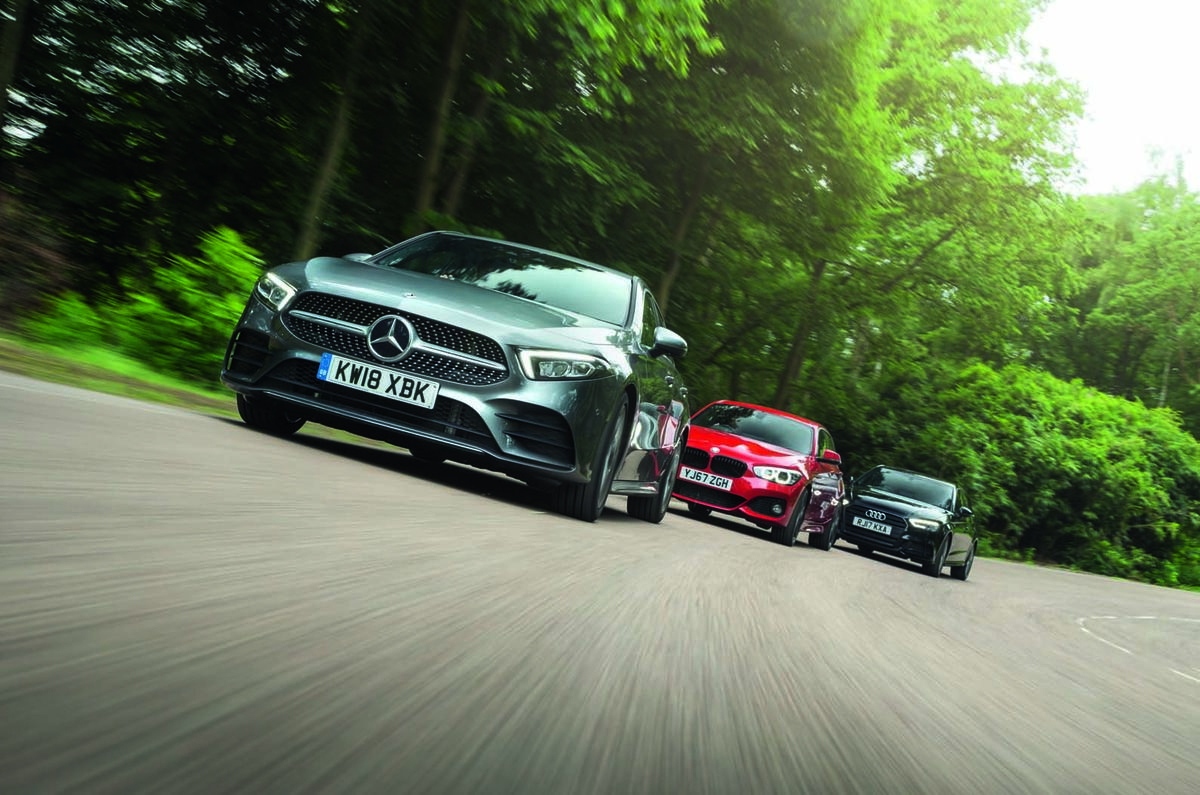 Mercedes-Benz A-Class vs Audi A3 vs BMW 1 Series: which is best? | Autocar