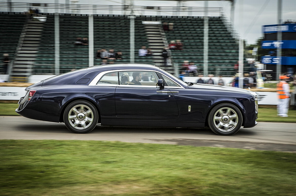 Rolls Royce Bespoke Sweptail Takes To Goodwood Hillclimb Autocar