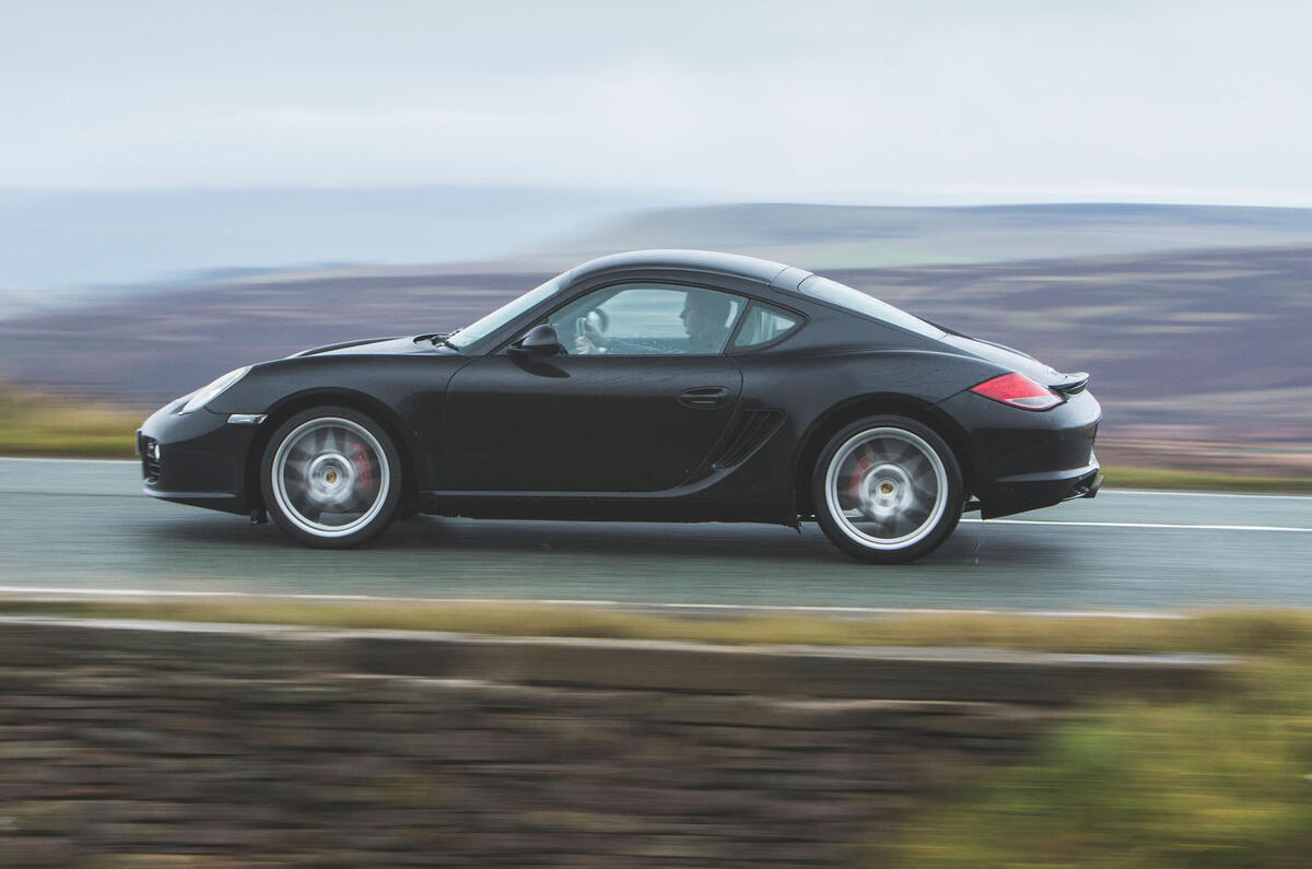 Porkers In The Peaks Meeting Up In Two Used Porsche Caymans Autocar