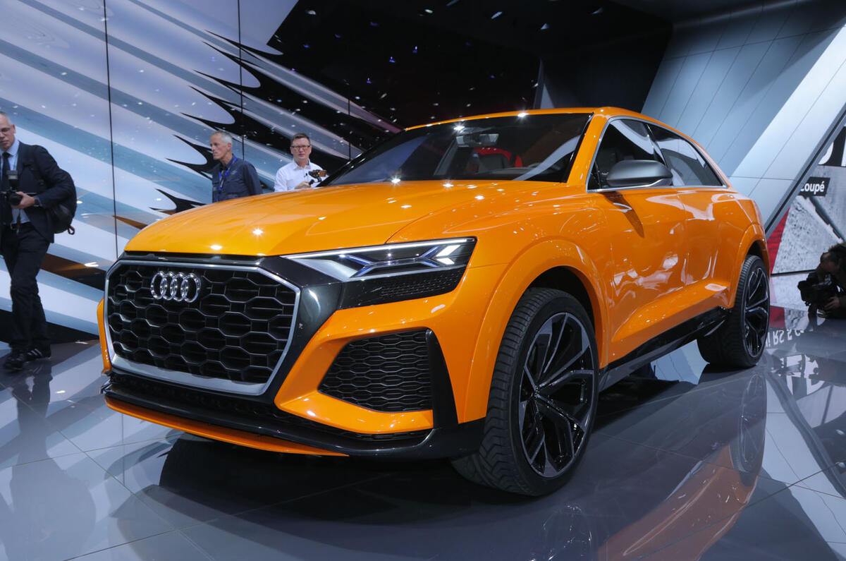 audi q8 sport concept geneva front