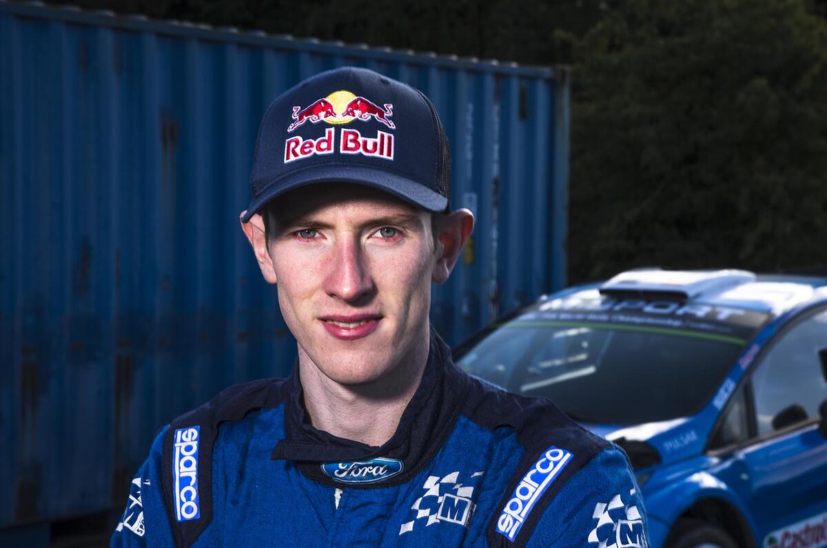 Co-driving in the Ford Fiesta R5 with Elfyn Evans, British rally ...