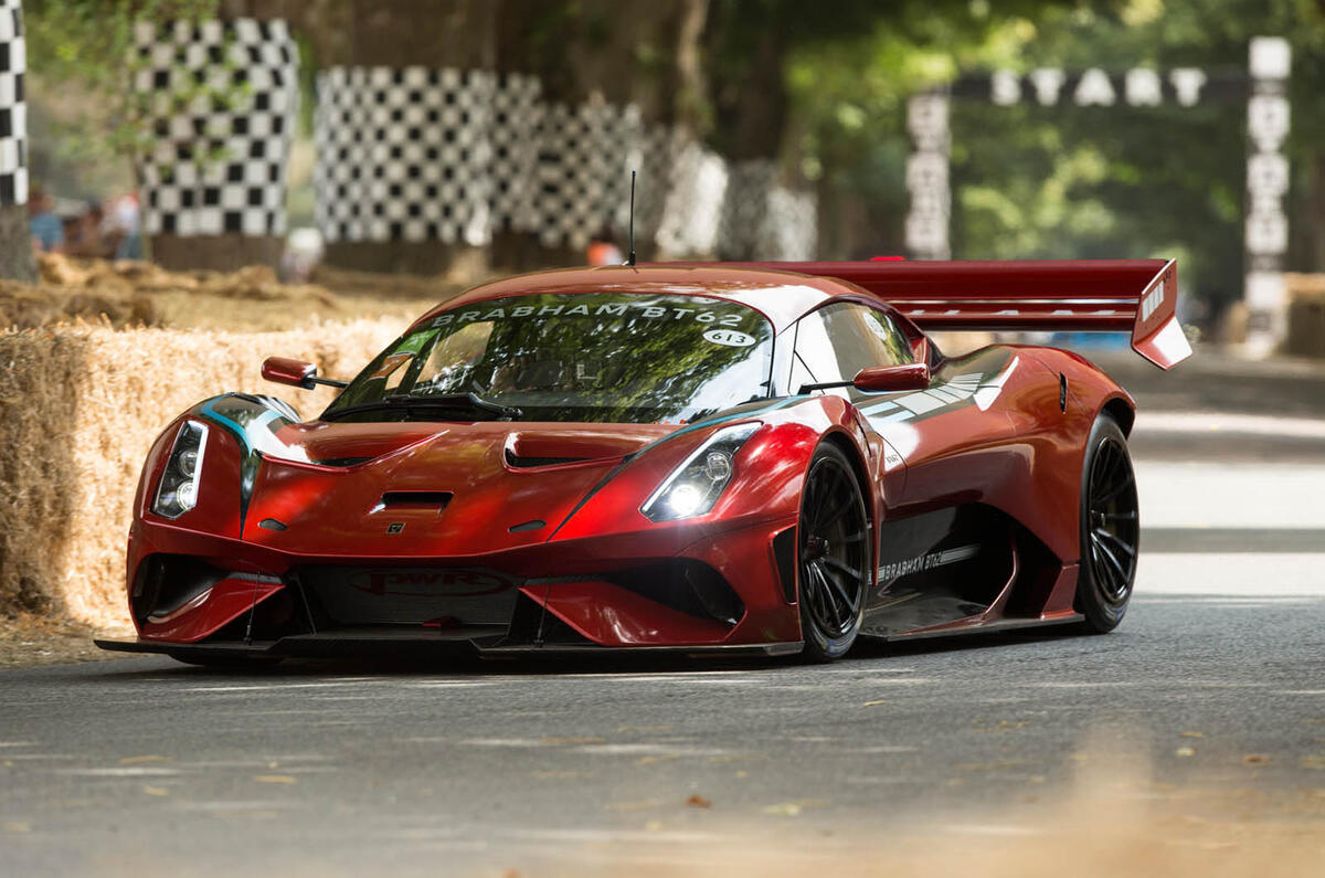 Brabham BT62: 700bhp trackonly hypercar demonstrated at Goodwood  Autocar