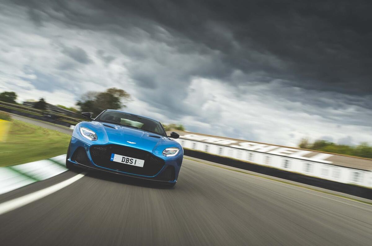Aston Martin DBS Superleggera driven at Goodwood Circuit