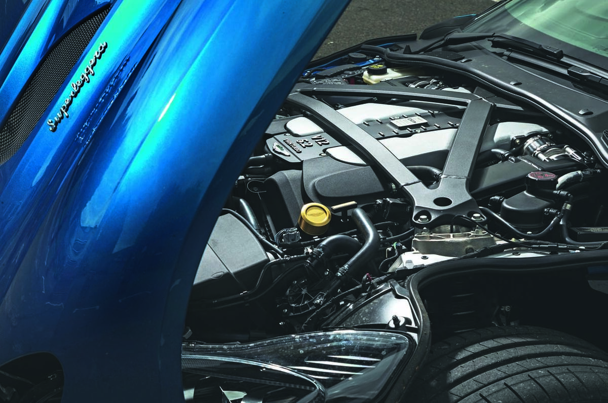 Aston Martin DBS Superleggera driven at Goodwood Circuit