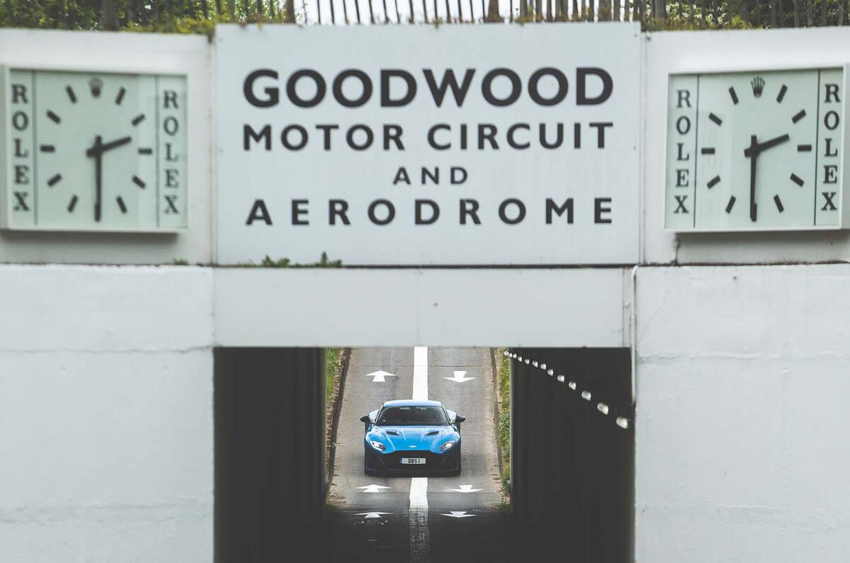 Aston Martin DBS Superleggera driven at Goodwood Circuit