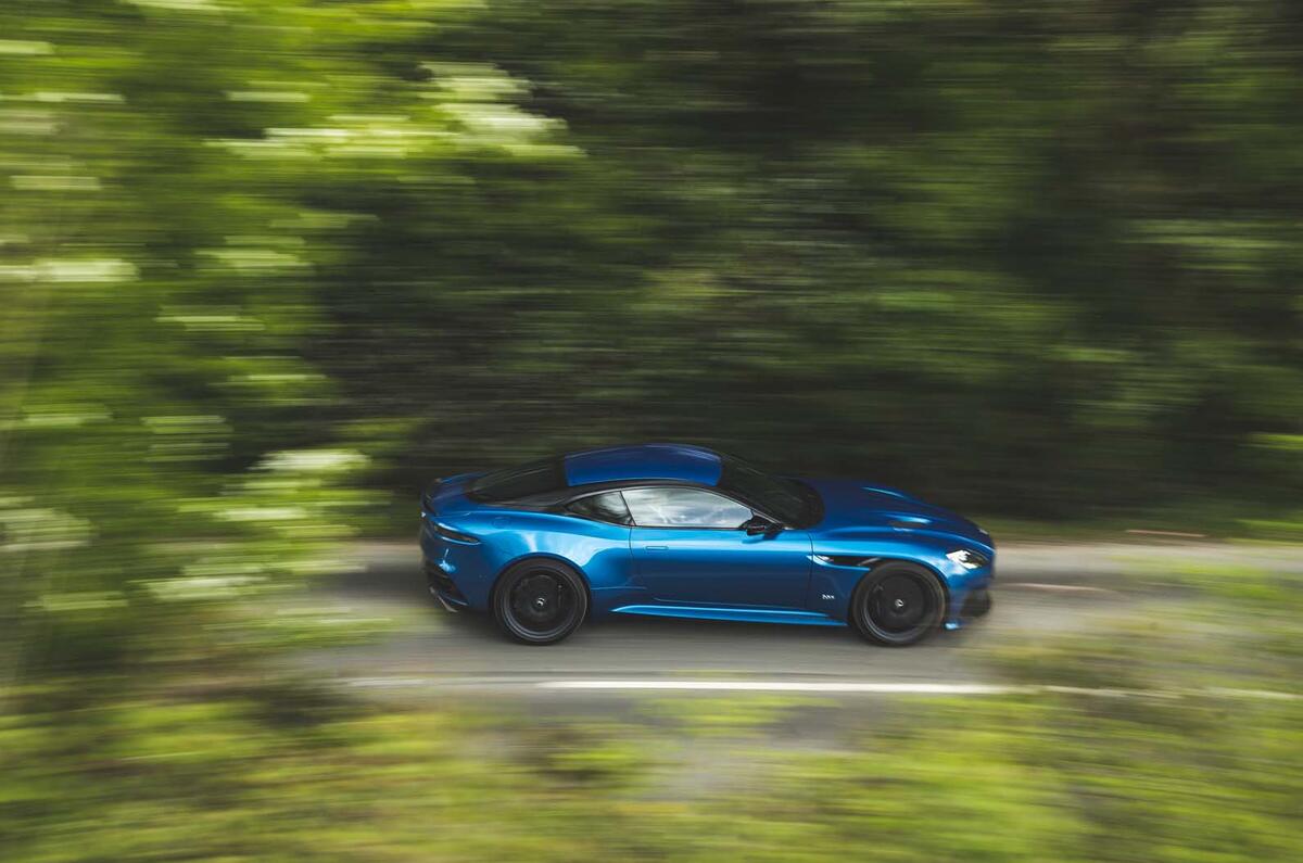 Aston Martin DBS Superleggera driven at Goodwood Circuit