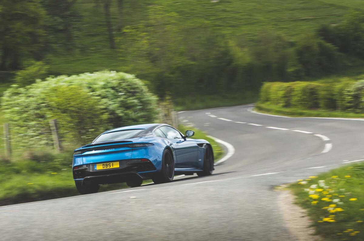 Aston Martin DBS Superleggera driven at Goodwood Circuit