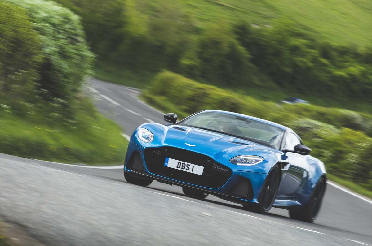 Aston Martin DBS Superleggera driven at Goodwood Circuit