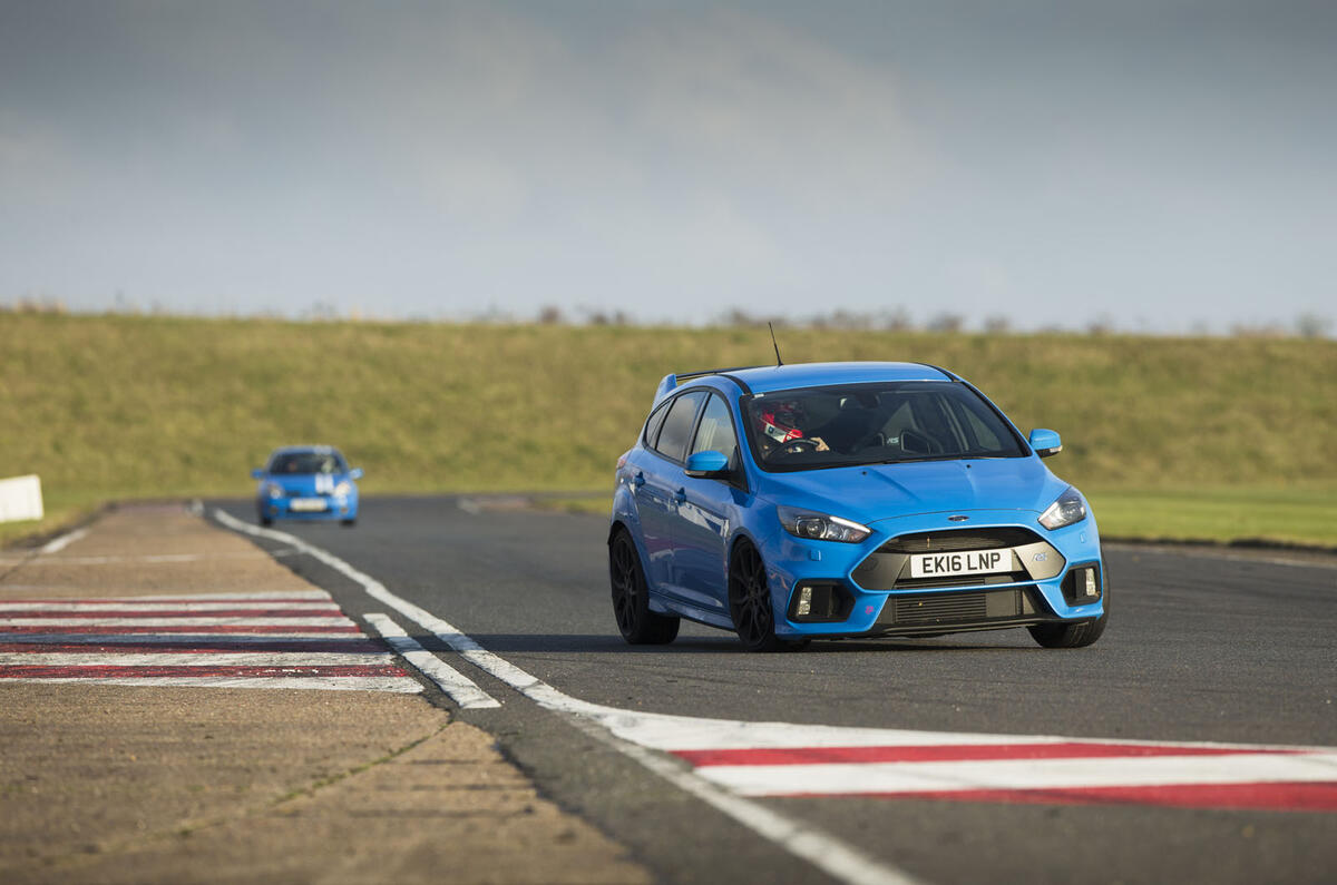 Does Drift Mode make the Ford Focus RS more agile on track?