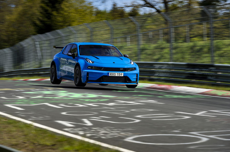 Lynk&Co 03 Cyan Concept at the Nurburgring