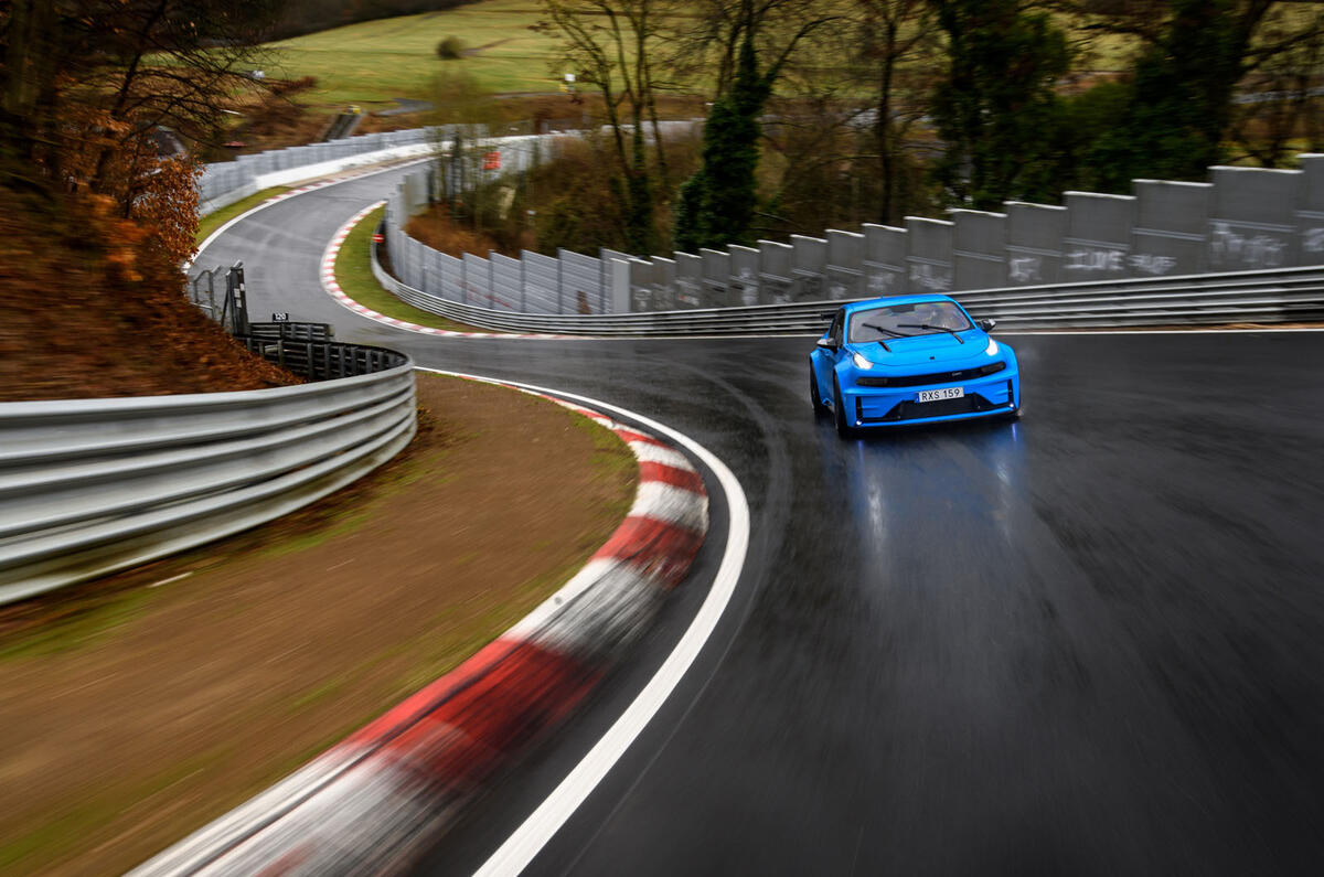 Lynk&Co 03 Cyan Concept at the Nurburgring