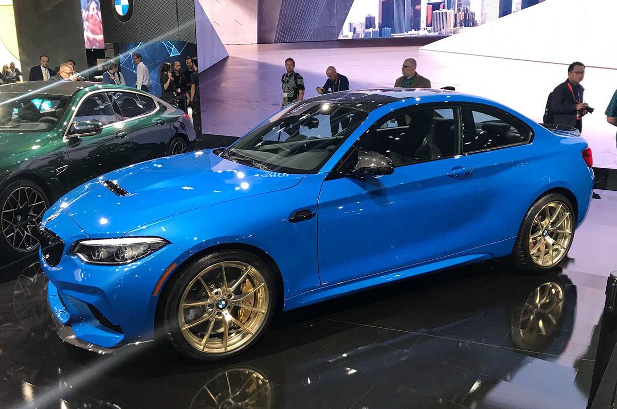 BMW M2 CS front three quarter