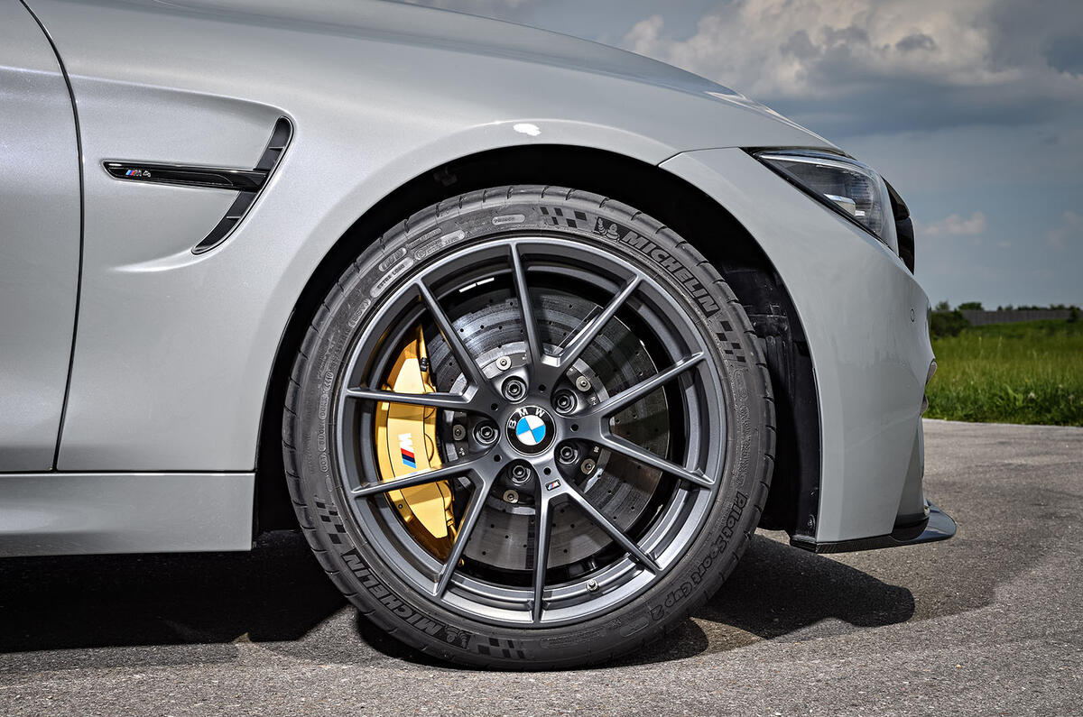 BMW M4 CS black alloys