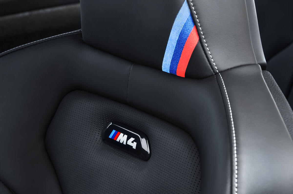 BMW M4 CS interior badging
