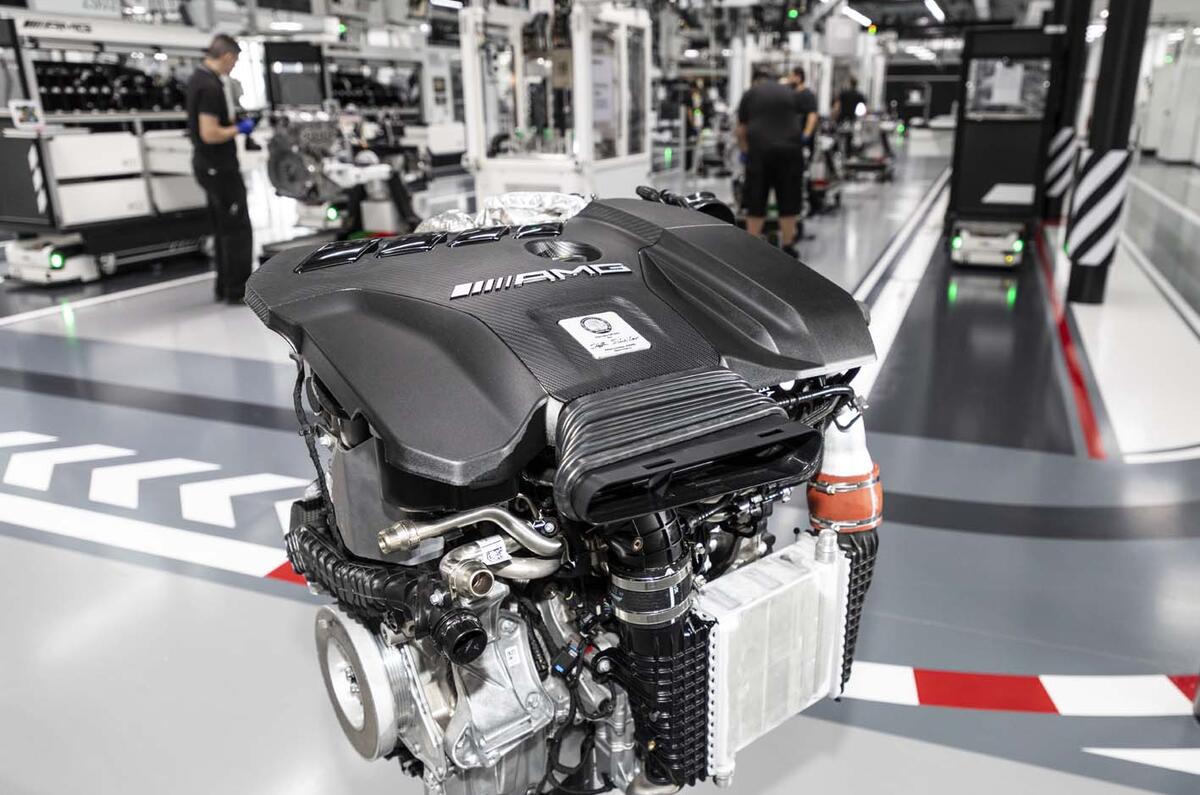 Mercedes Amg Unveils Most Powerful Four Pot Engine Ever Autocar