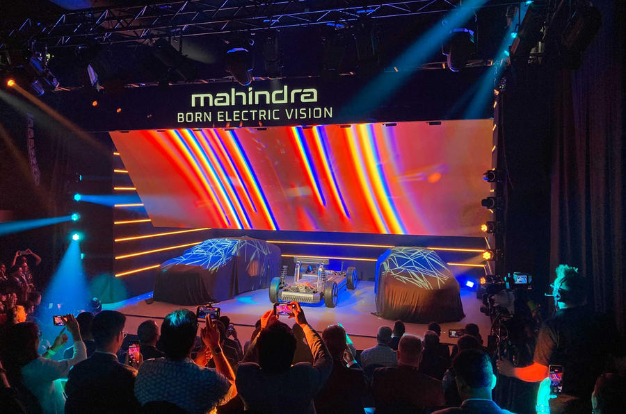 Mahindra reveals concepts on stage