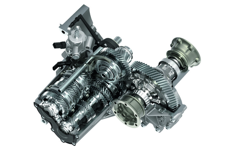 Volkswagen MQ281 gearbox cutaway