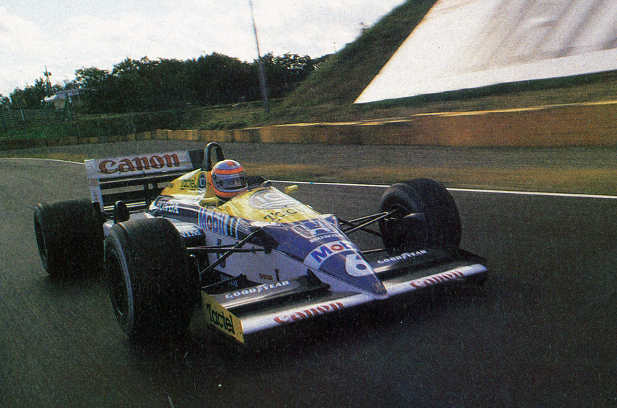 Throwback Thursday driving the 1987 F1 titlewinning