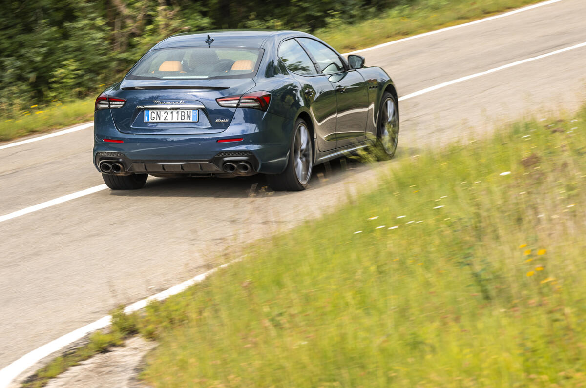 Masserati Rear Farewell to the Maserati V8: Last drive in 207mph Ghibli | Autocar