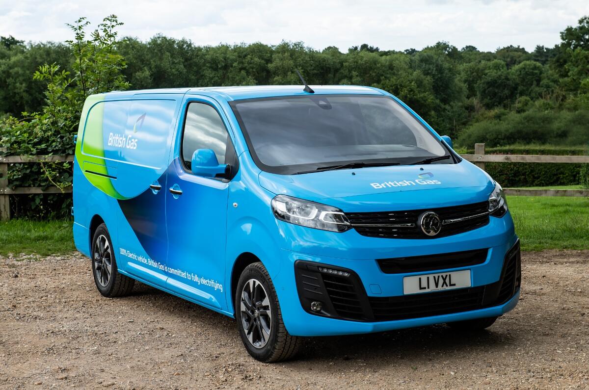 Vauxhall Vivaro-e British Gas